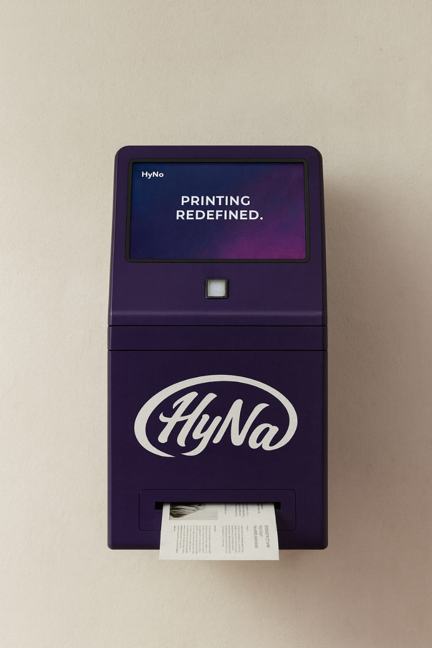 Smart printing kiosk for UPI payments